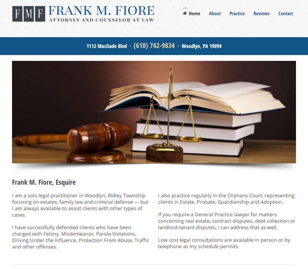Frank M. Fiore Law