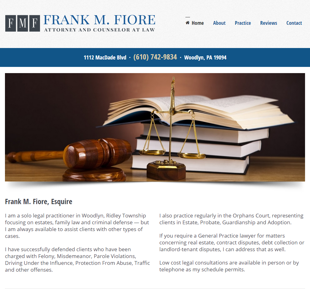 Frank M. Fiore Law